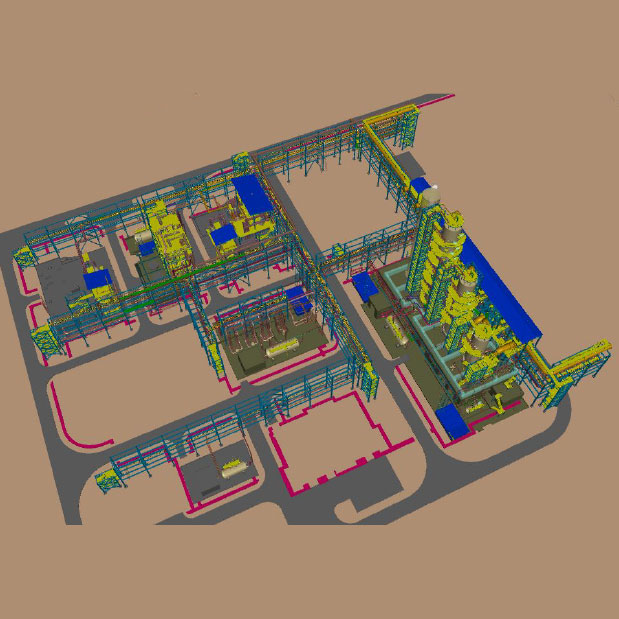 System of coke oven gas cleaning with capacity of 1,45,000 m3/hour